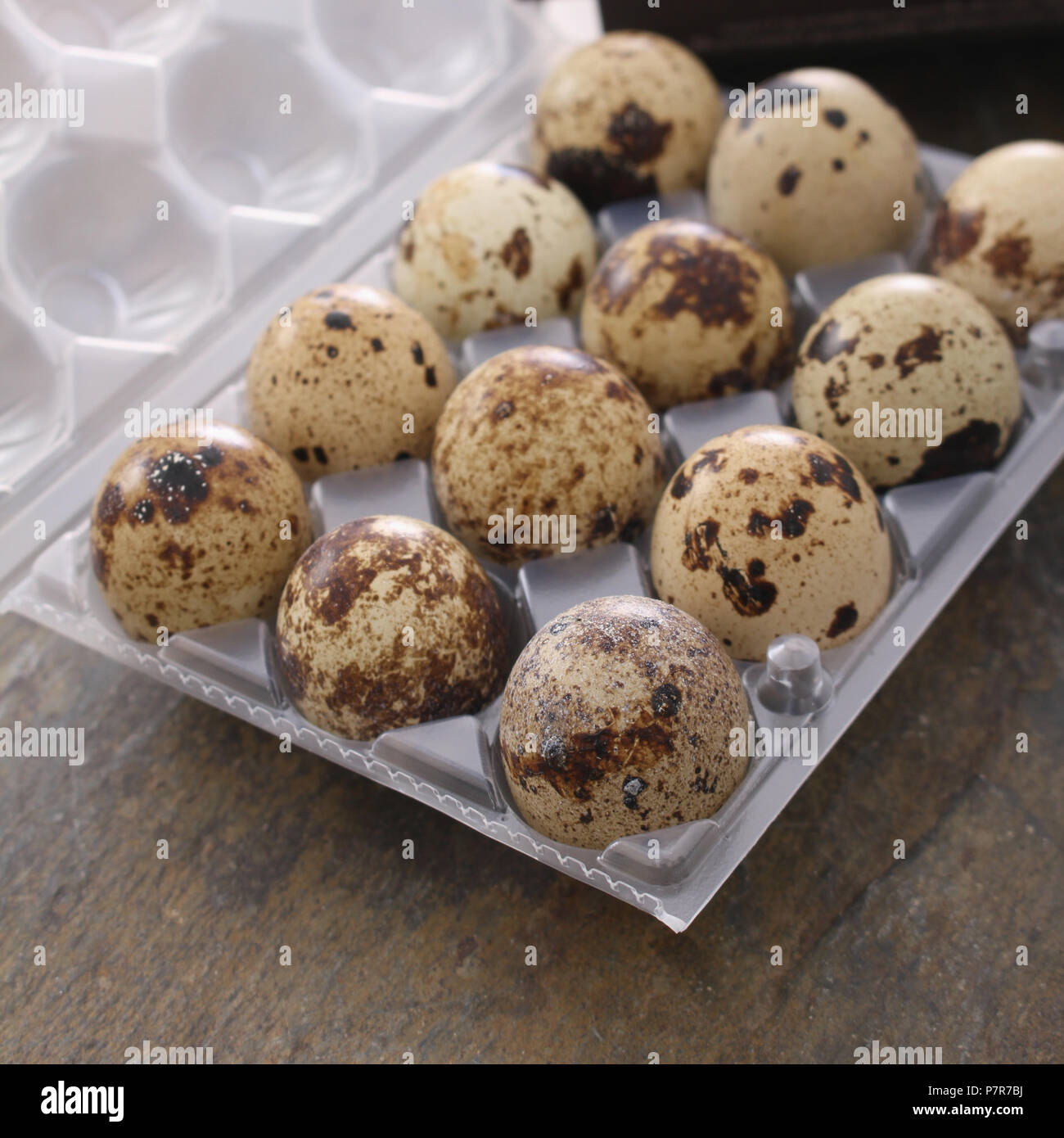 fresh quail eggs Stock Photo Alamy
