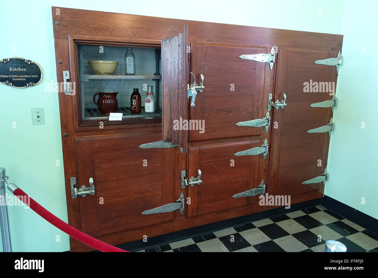 202 Icebox - Cà d'Zan - John and Mable Ringling Museum of Art - Sarasota, FL - DSC00369 Stock Photo