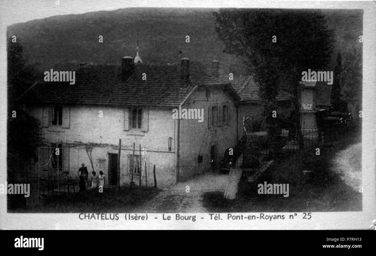 91 Châtelus (Isère Stock Photo Alamy