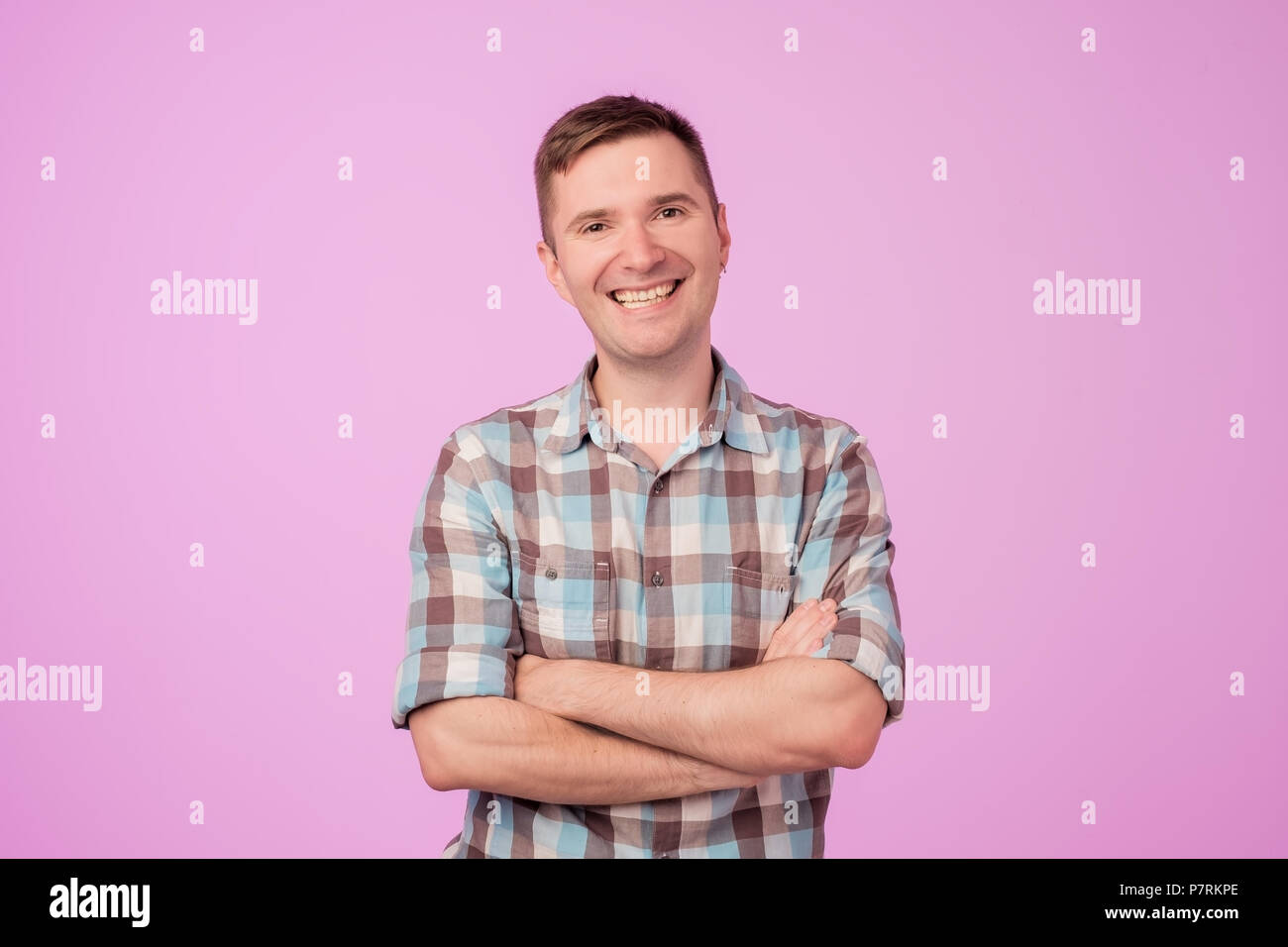 Man crossed arms hi-res stock photography and images - Alamy