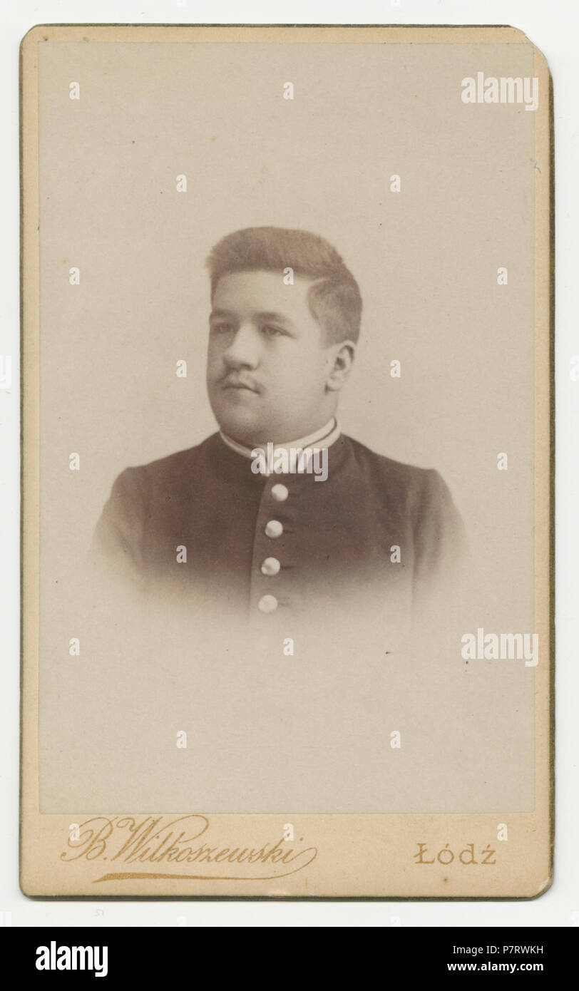 412 MMŁ, fotografia portret., „B. Wilkoszewski”, I-4063-AWERS Stock Photo
