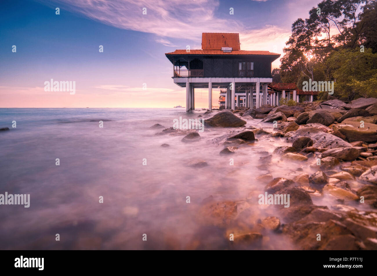 Sunset at Berjaya Langkawi Resort Stock Photo - Alamy