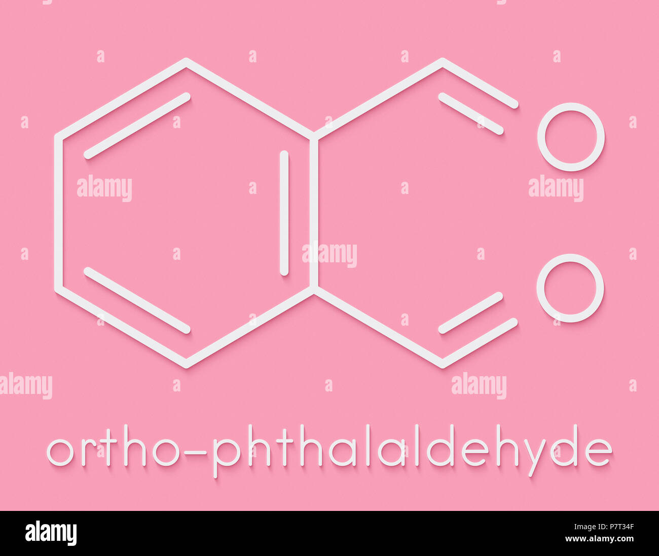 Phthalaldehyde (orthophthalaldehyde, OPA) disinfectant molecule