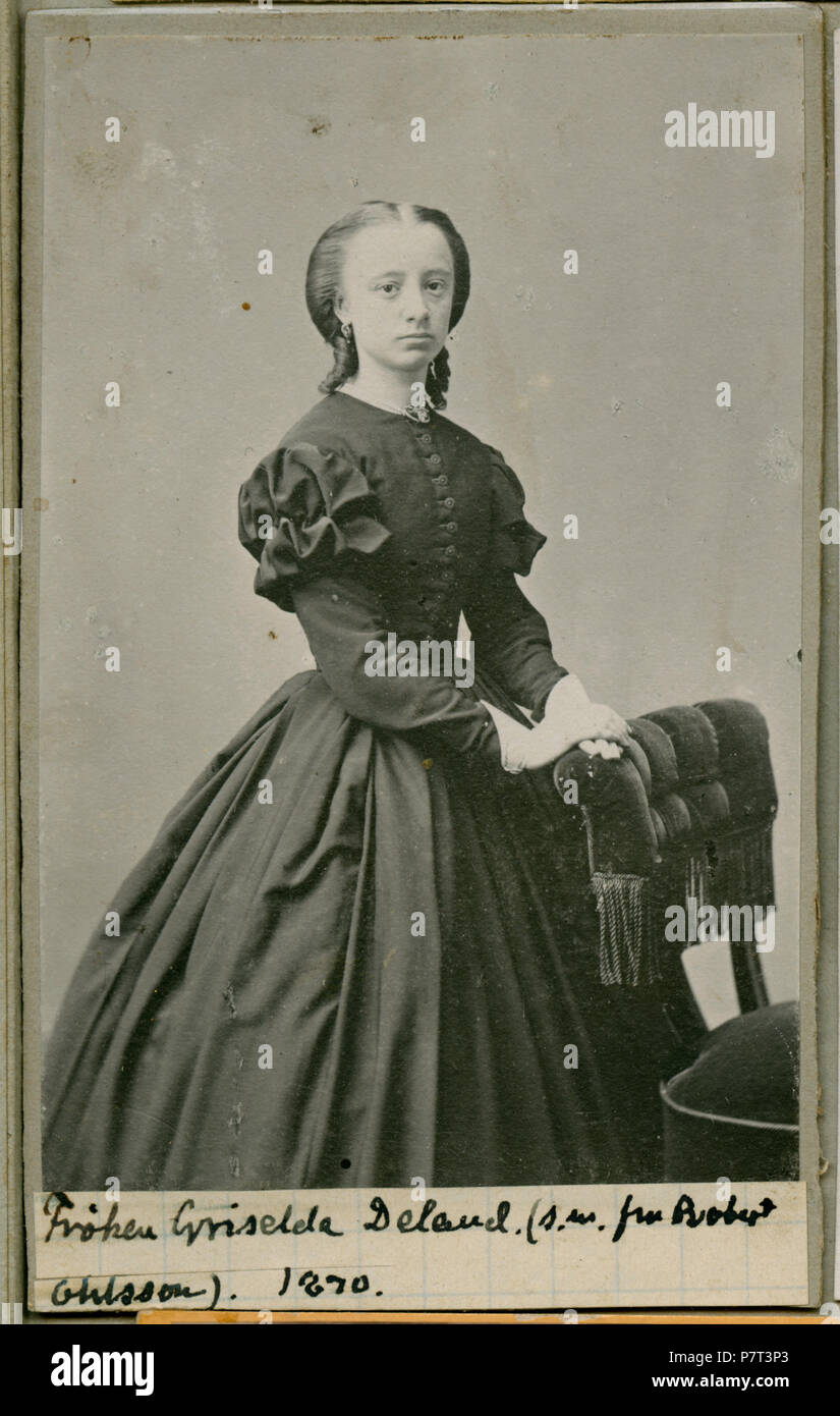 Griselda Deland 1870 175 Griselda Deland, porträtt - SMV - H2 112 Stock Photo
