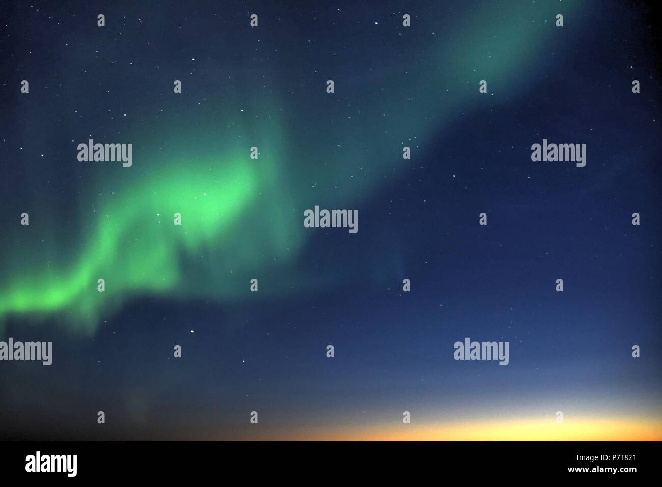 Nordlicht Polarlicht Lofoten Norwegen Stock Photo 211360185 Alamy