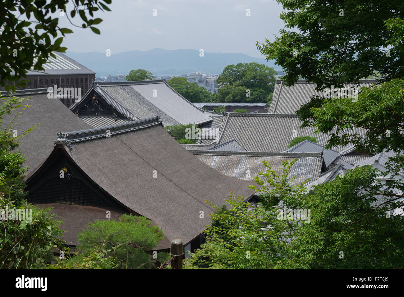 Rooftop view, Kyoto, Japan Stock Photo