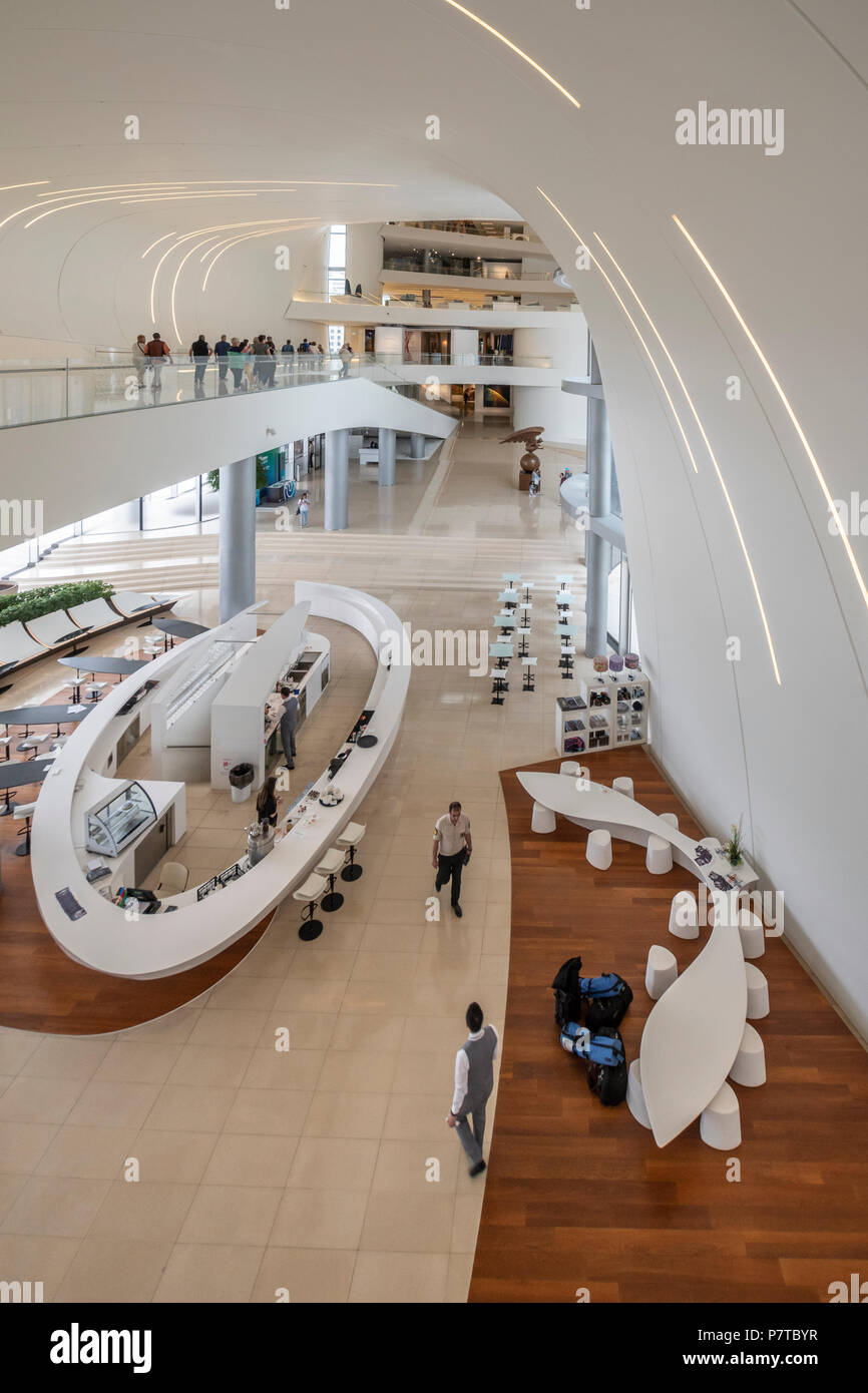 Interior view of The Heydar Aliyev Center,Baku,Azerbaijan Stock Photo -  Alamy