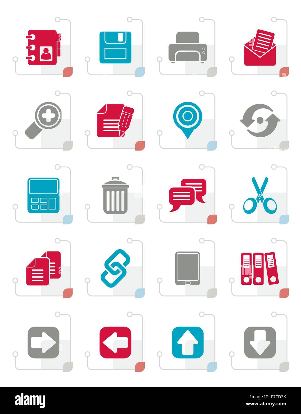 Cut copy paste icons hi-res stock photography and images - Alamy