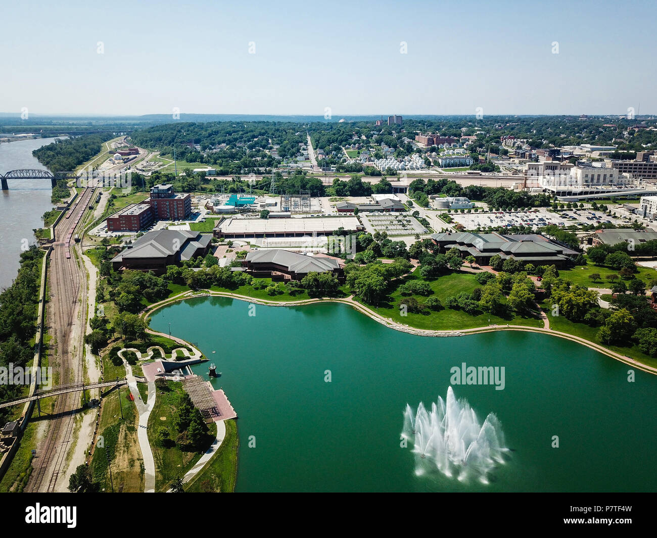 Downtown omaha aerial hi-res stock photography and images - Alamy