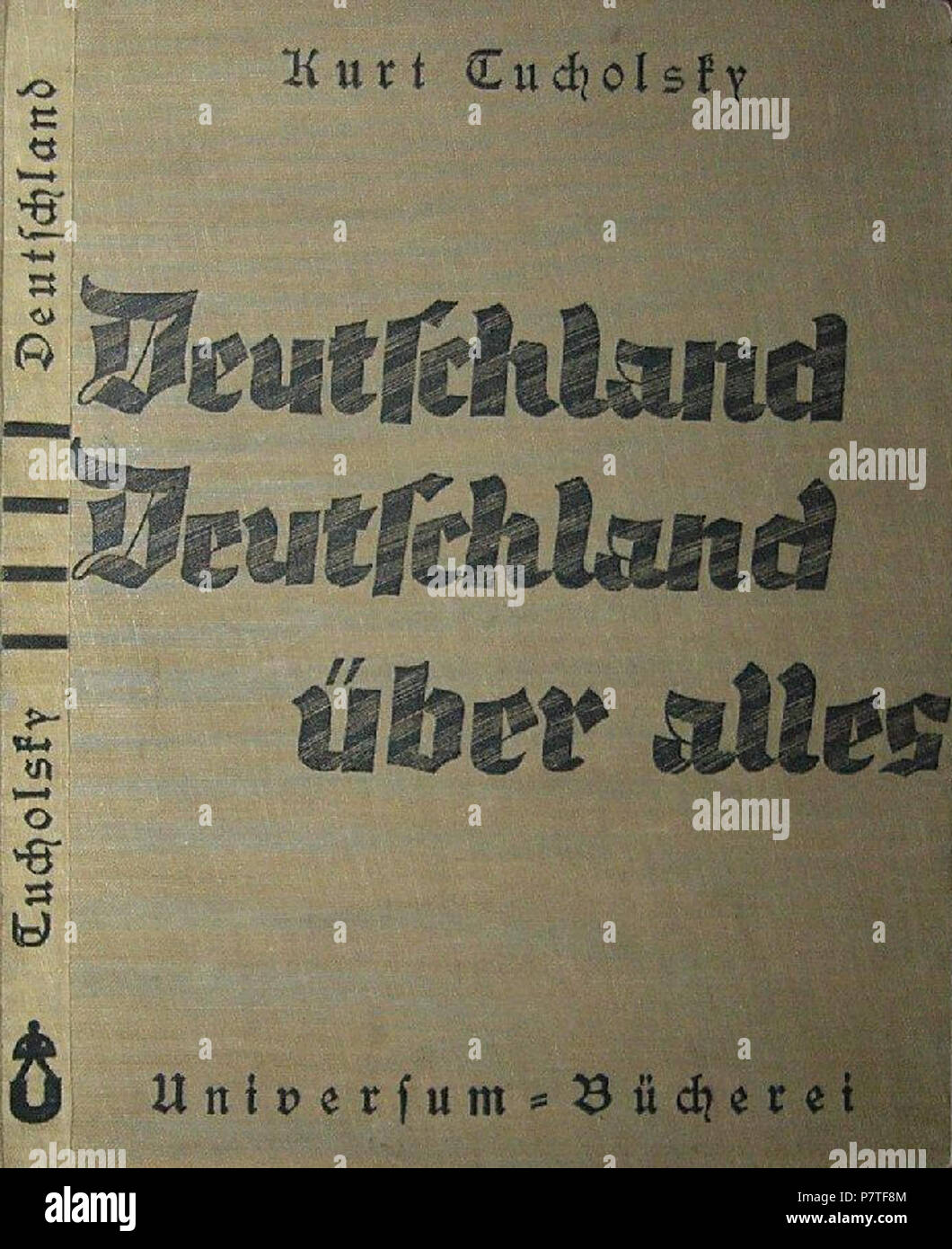 Tucholsky deutschland ber alles hi res stock photography and images