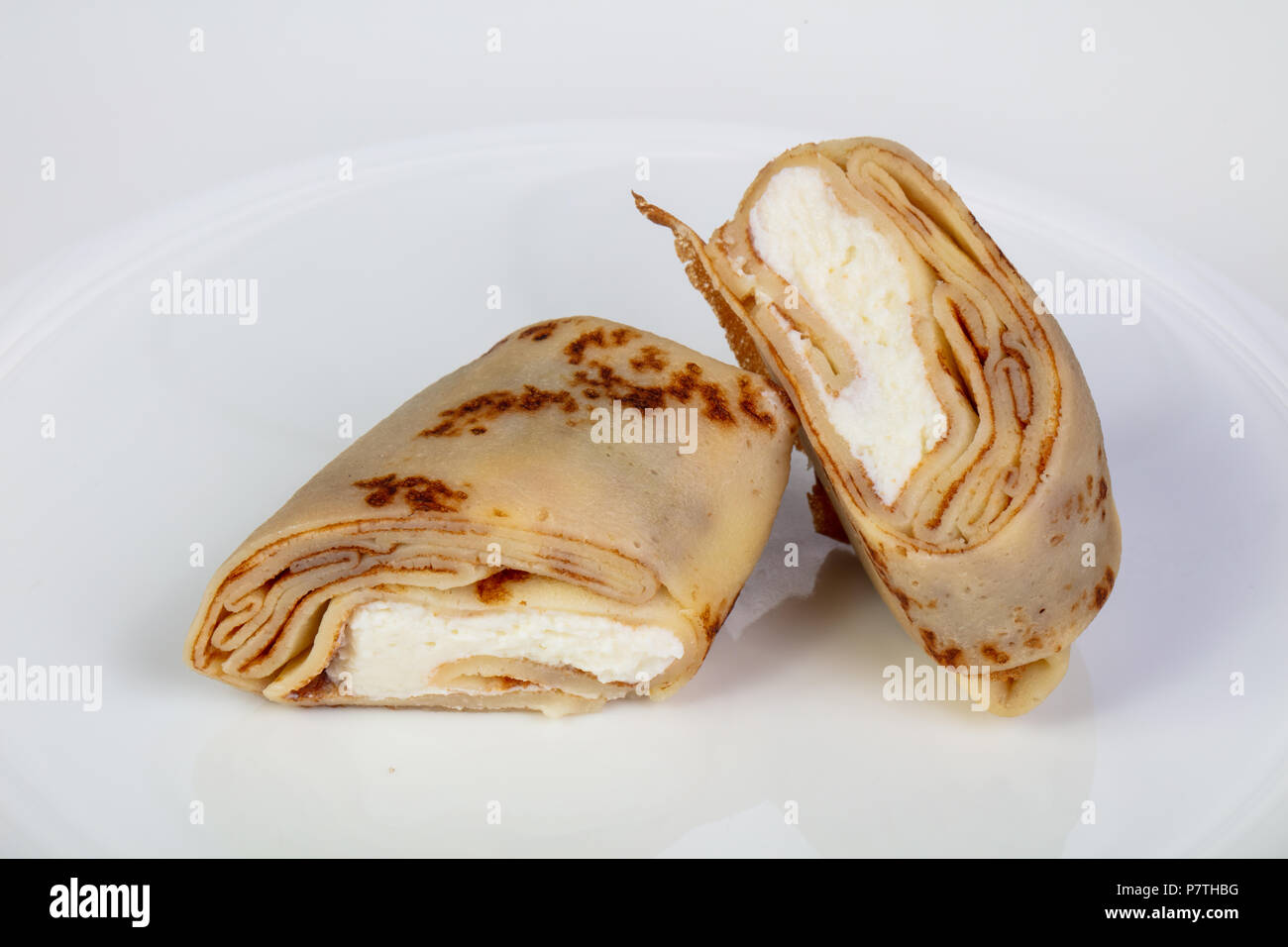 stuffed-pancake-with-cottage-cheese-stock-photo-alamy