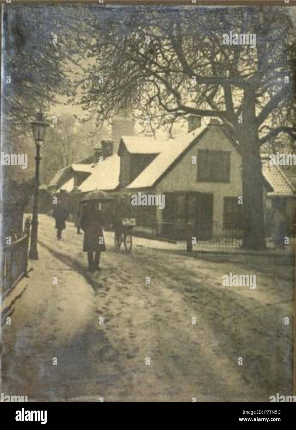English: winter . circa 1900 52 Boer26 Stock Photo
