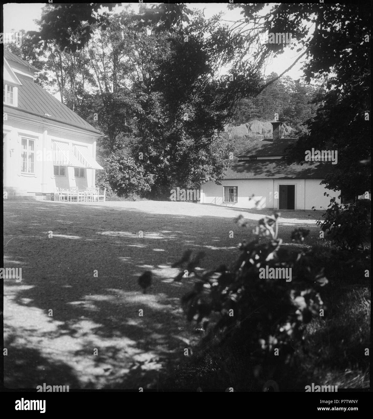 80 CH-NB - Schweden, Ingarö- Herrenhof Beatalund - Annemarie Schwarzenbach - SLA-Schwarzenbach-A-5-17-174 Stock Photo