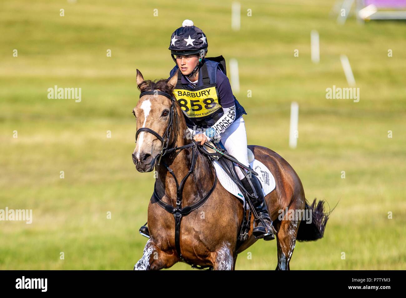 5th place. King riding Drop the Subject. GBR. Pony Section M