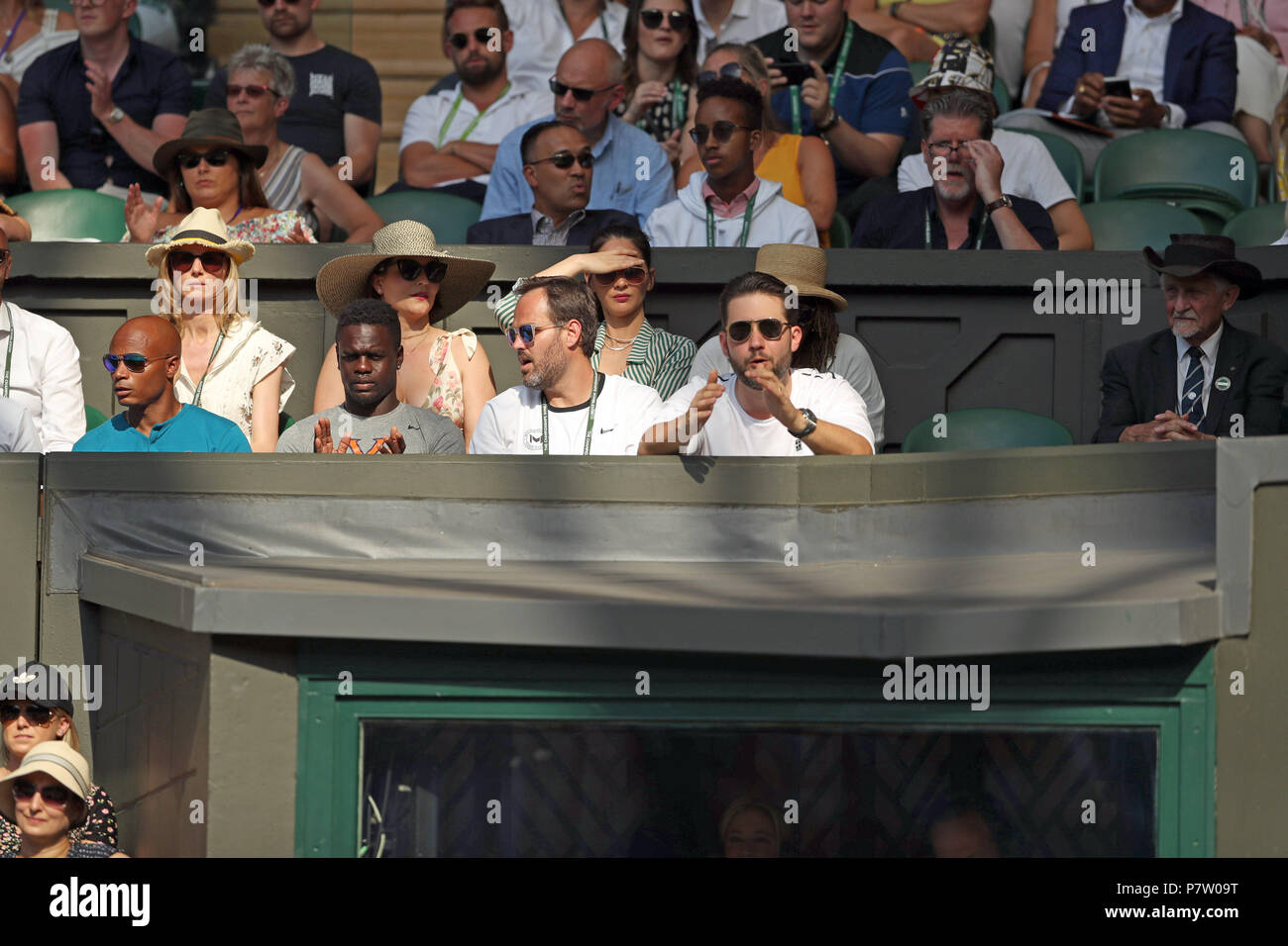 LONDON, ENGLAND - JULY 06: Cara McConnell, Olivia Munn and Alexis