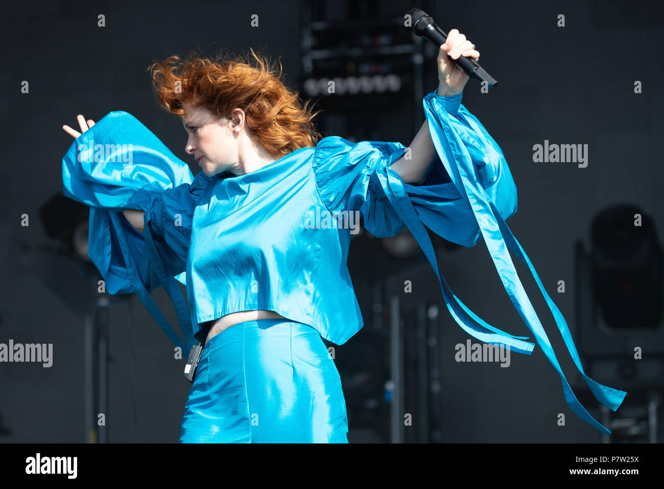 Hyde Park, UK. 7h July 2018, Goldfrapp performing at British Summer Time, Featuring  Alison Goldfrapp,UK.Hyde Park London. © / Alamy Live News Stock Photo