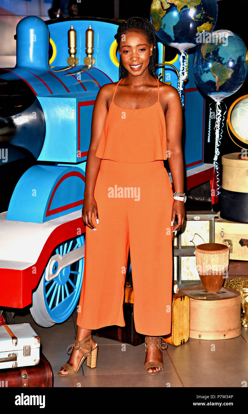 London, UK. 07th July, 2018. Yvonne Grundy at the Thomas & Friends: Big World Big Adventures - UK Premiere at the Cineworld, Leicester Square, London on July 7th 2018  Photo by Keith Mayhew Credit: KEITH MAYHEW/Alamy Live News Stock Photo