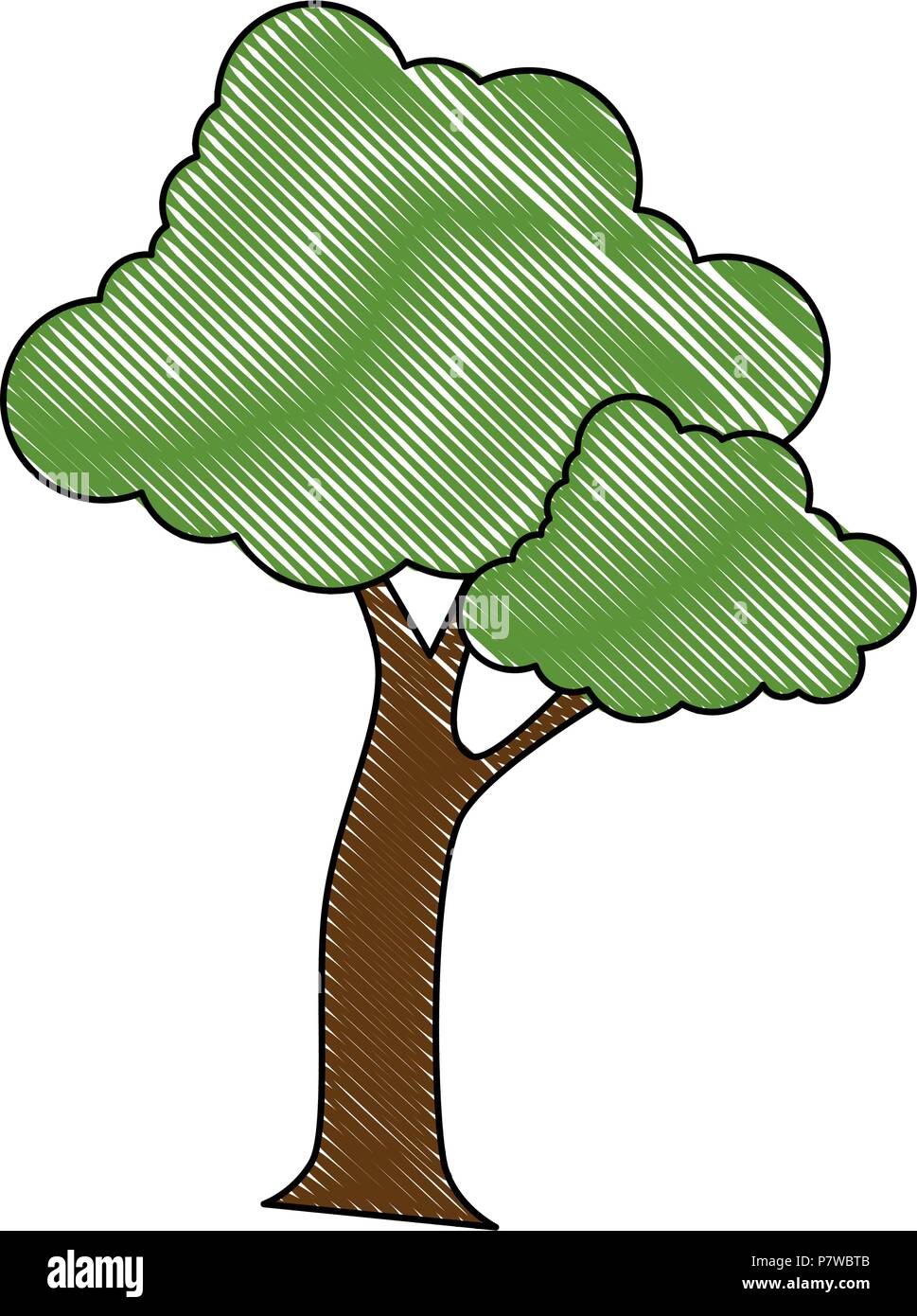 tree plant nature icon Stock Vector Image & Art - Alamy