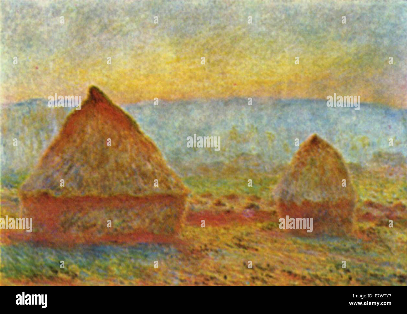 .  Deutsch: Heuhaufen  1884 92 Claude Monet 028 Stock Photo