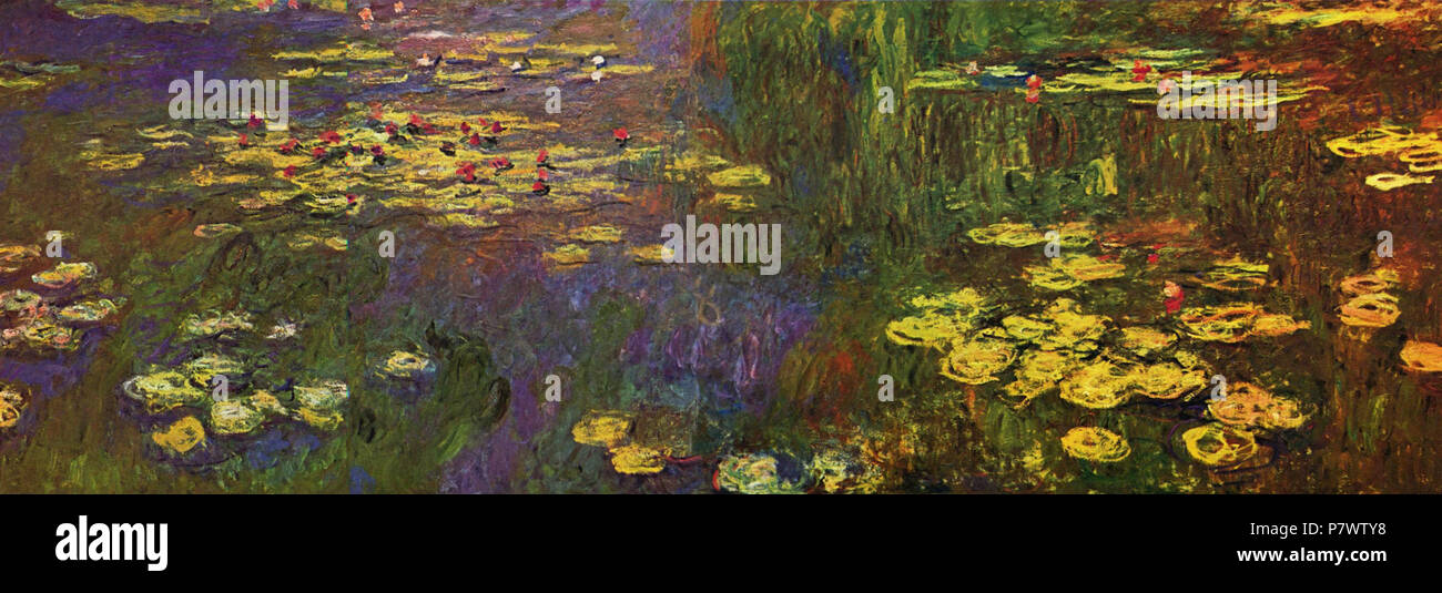 Les nymphéas à Giverny - The water lilies in Giverny 1917 Claude