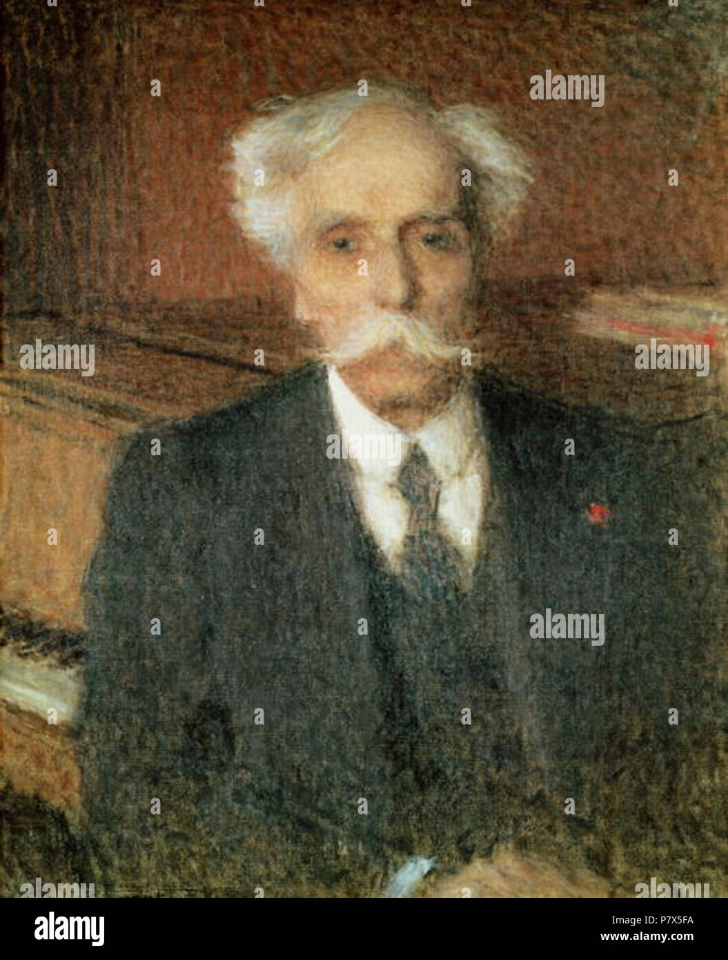 English: Gabriel Fauré . circa 1900 147 Ernest Joseph Laurent (1859 - 1929) Gabriel Faure Stock Photo