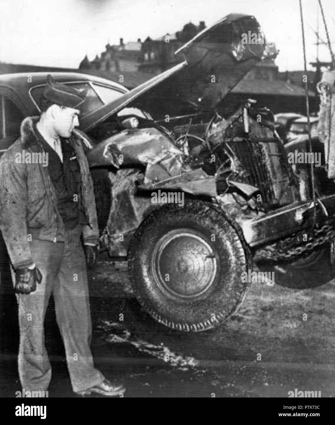 English General S. Patton Car Accident . December 1945 169