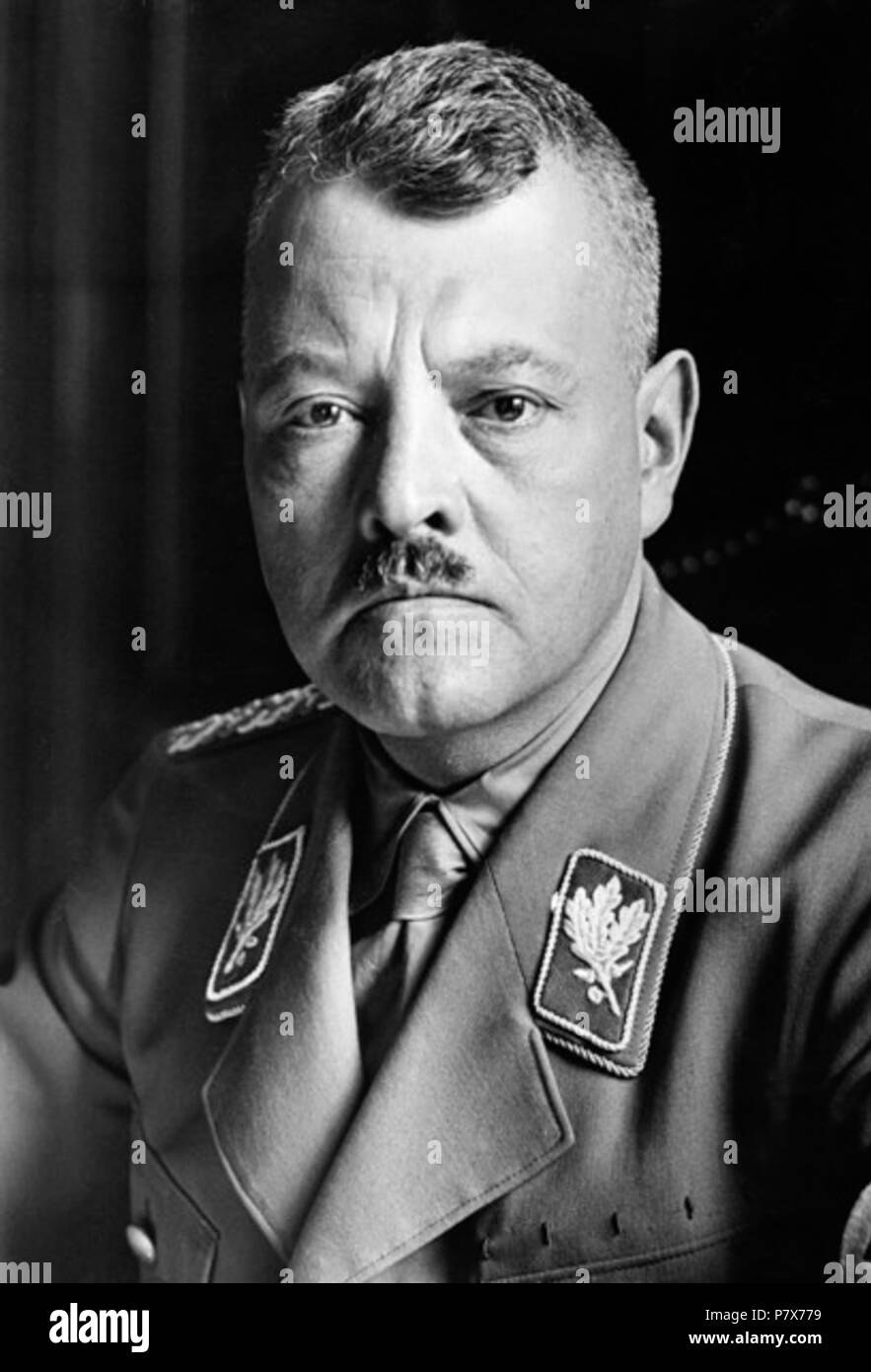 English: Georg von Detten (1887-1934), SA-Gruppenführer (group-leader) of Saxony, member of the Prussian State Council and Reichstag deputy, who was murdered by the SS on July 2 1934 as one of the victims of the purge known as 'Night of the Long Knives' . circa 1932 170 Georg von Detten Stock Photo