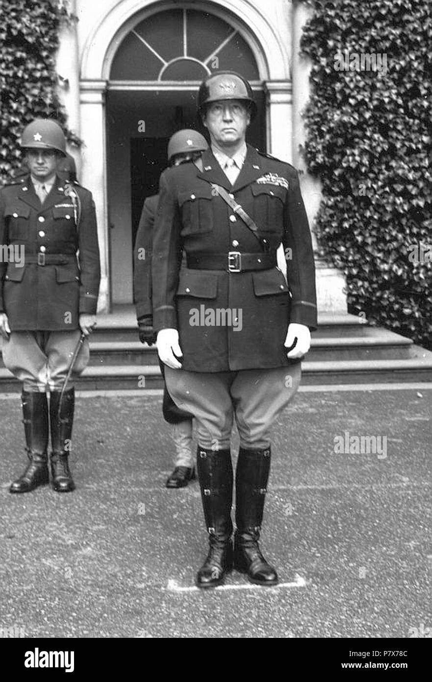 English: George S. Patton . no data 170 George Patton Stock Photo