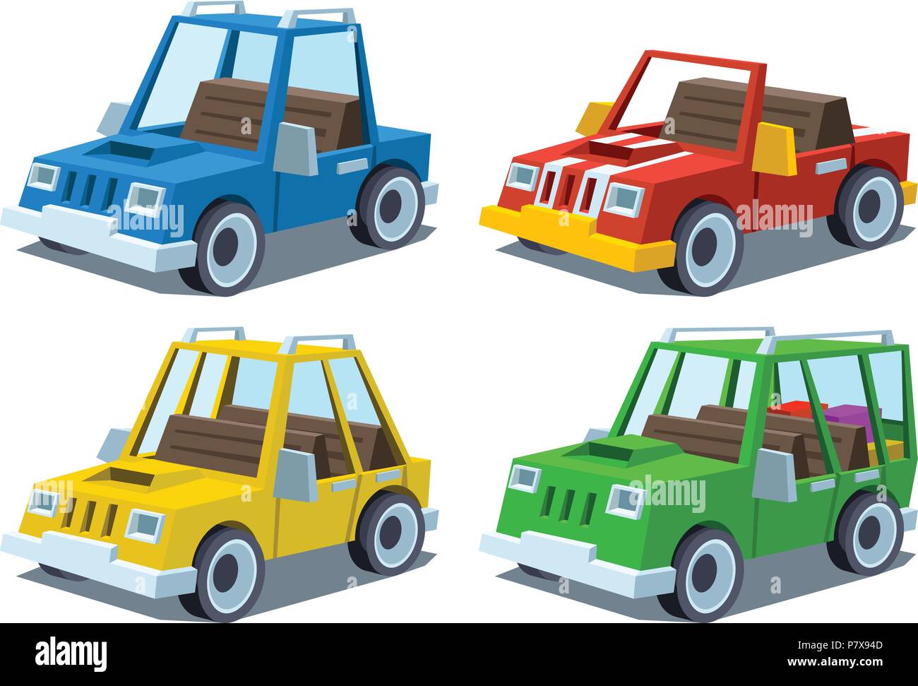 cartoon car set Stock Vector Image & Art Alamy