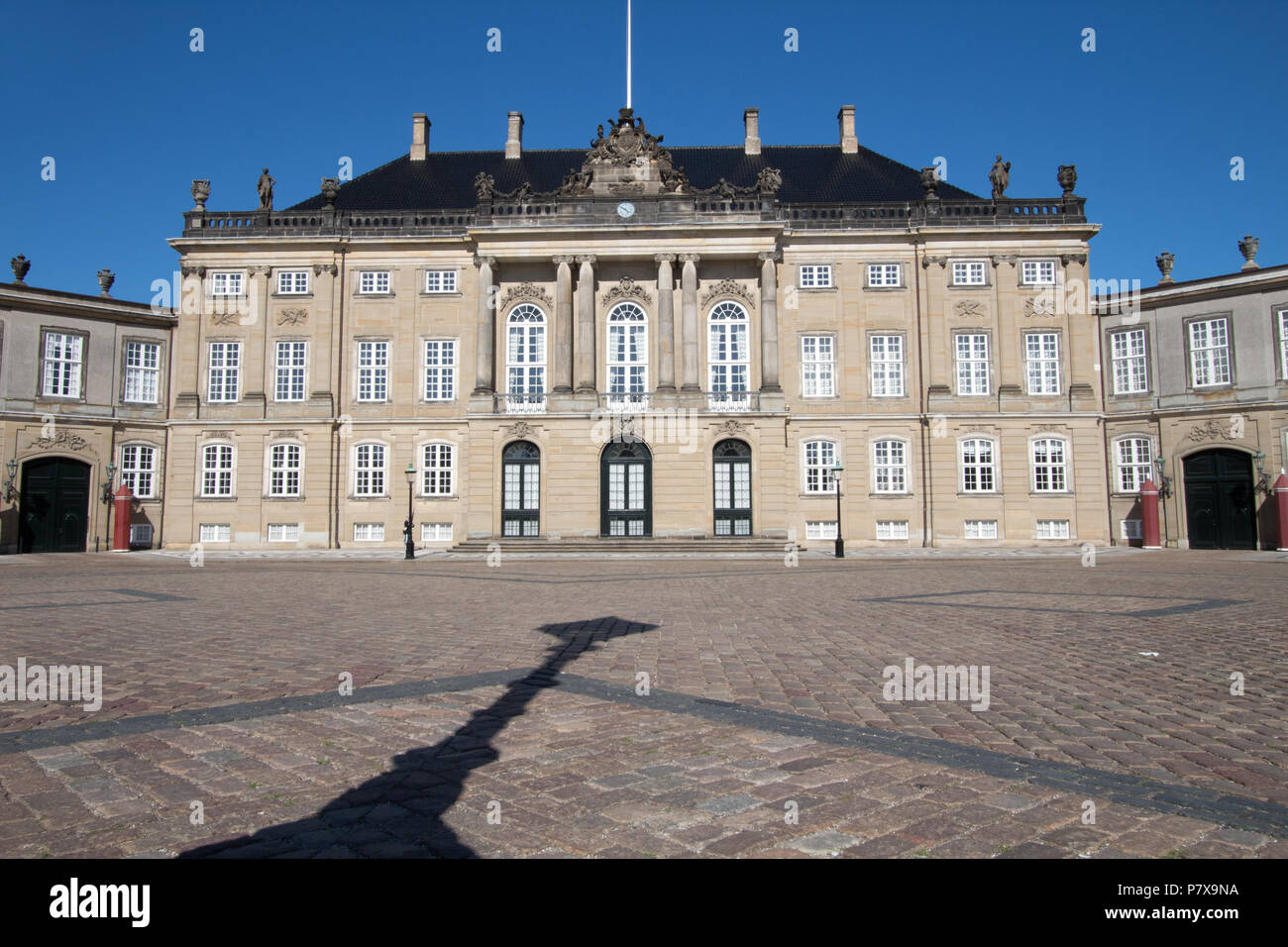 Amalienborg - Copenhagen Palace Square, Copenhagen Denmark Stock Photo ...