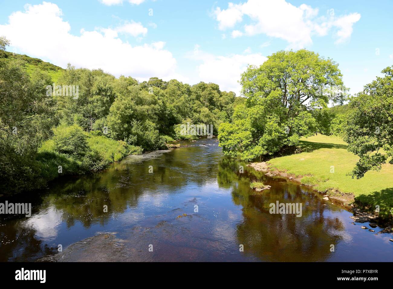 PENNINES IN COUNTY DURHAM Stock Photo