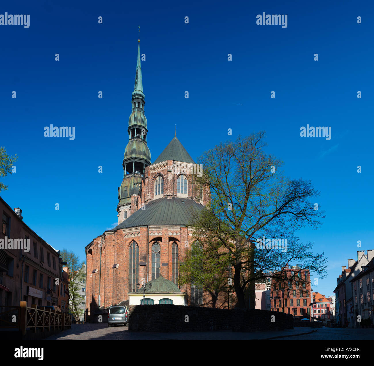 St Peter's Church, Riga, Latvia Stock Photo