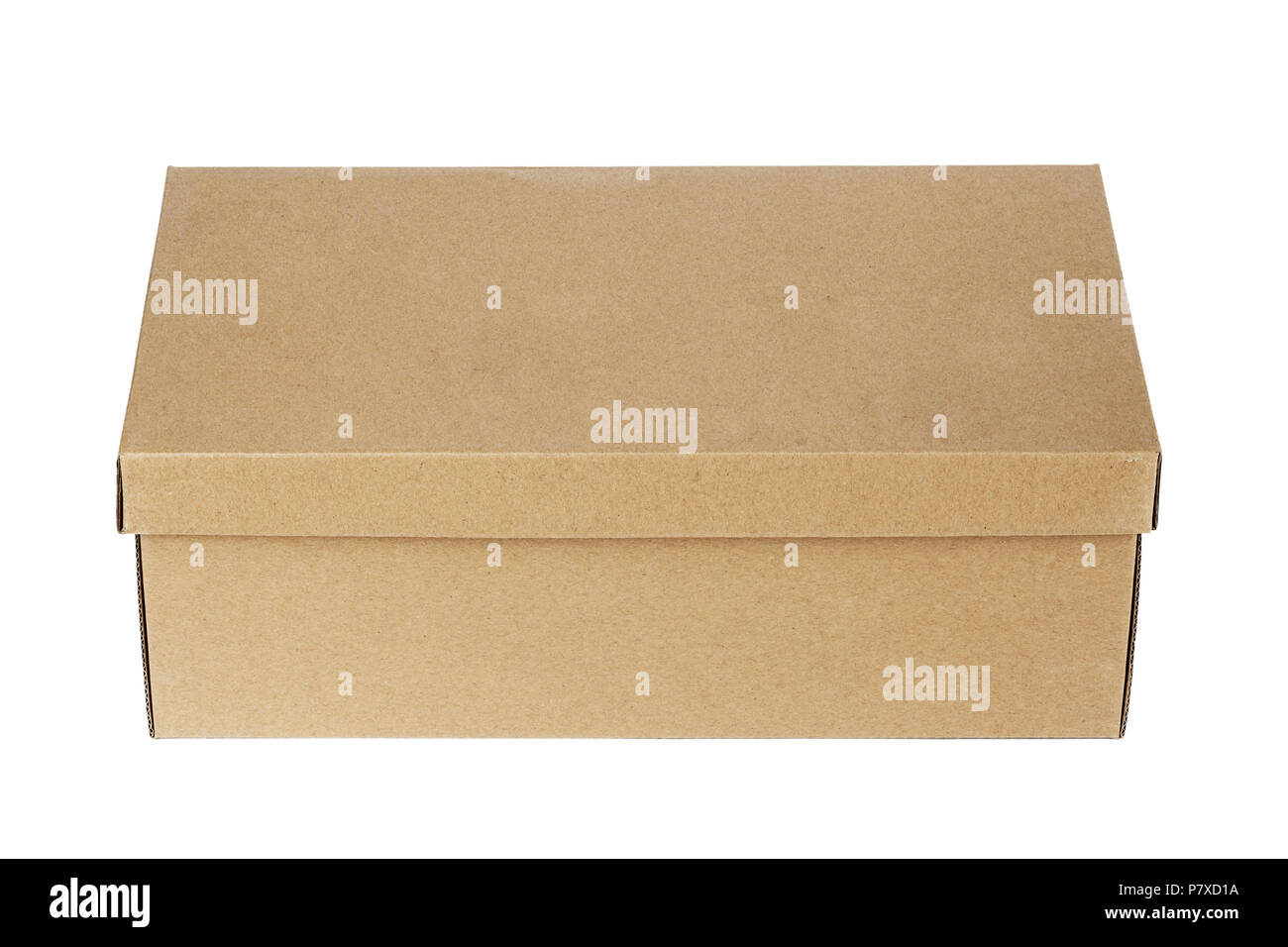 shoe box without text on white background isolated Stock Photo Alamy
