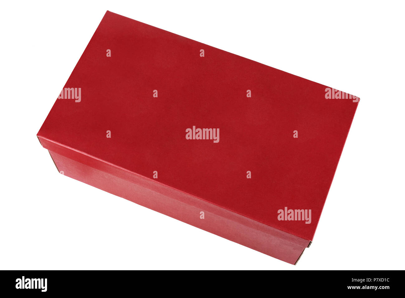 shoe box without text on white background isolated Stock Photo Alamy