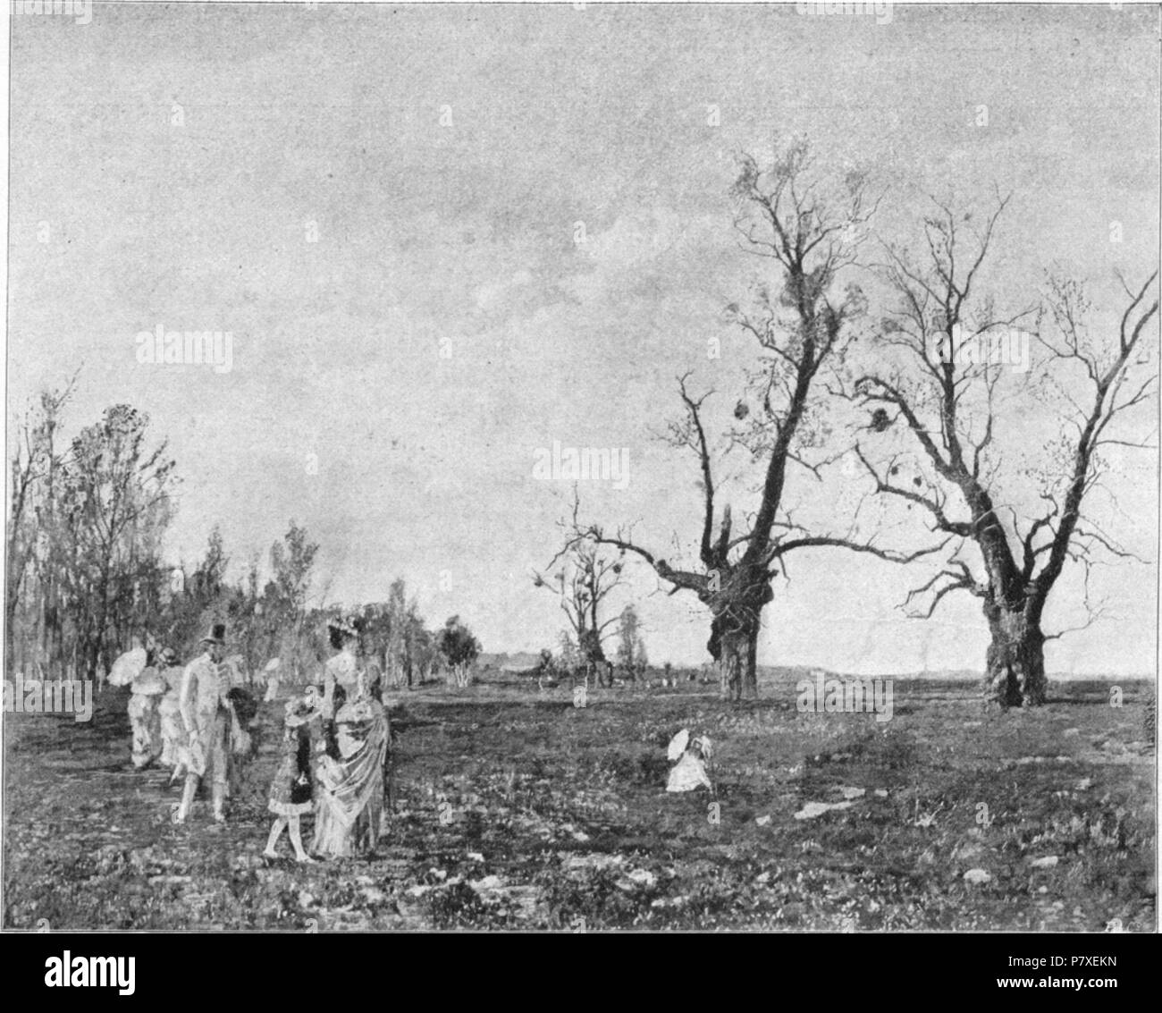 N/A. N/A 373 Tina Blau-April Day in the Prater Stock Photo