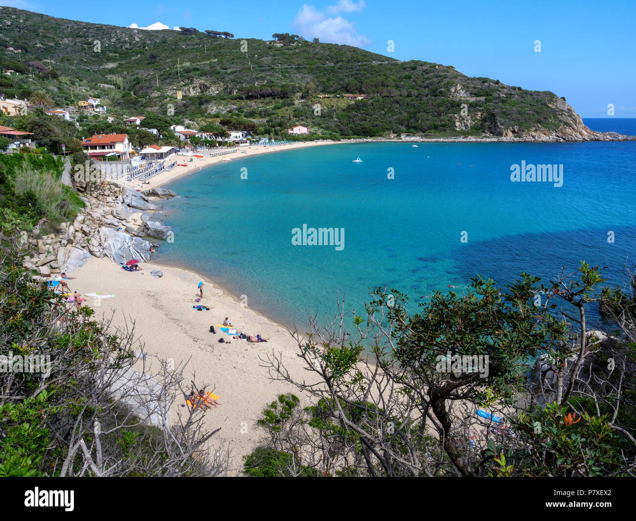 Bay and beach, Cavoli, Elba, Region Tuscany, Province Livorno, Italy,  Europe Stock Photo - Alamy