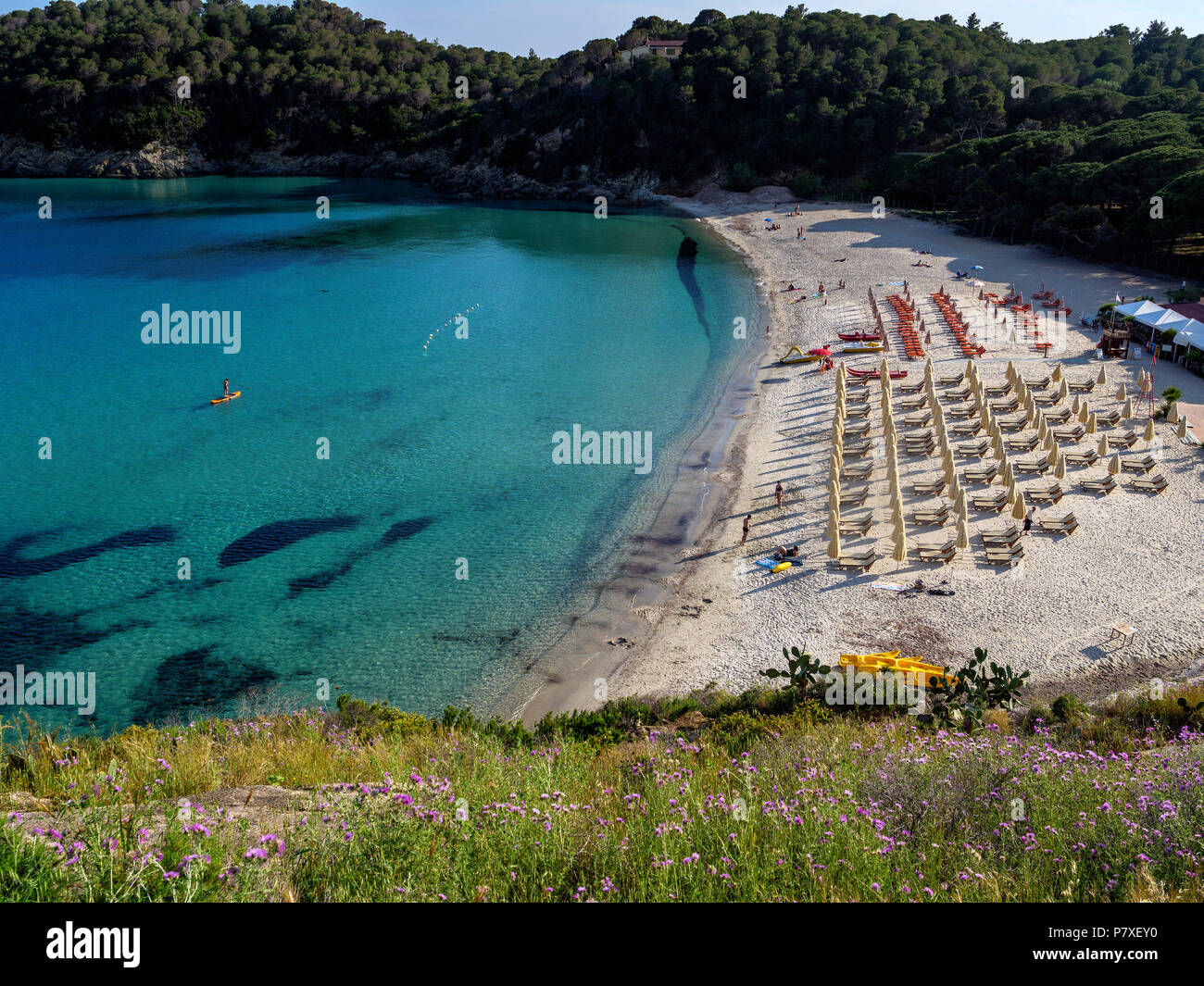 Strand von Fetovaia, Elba, Region Toskana, Provinz Livorno, Italien, Europa  Beach of Fetovaia, Elba, Region Tuscany, Province Livorno, Italy, Europe  Stock Photo - Alamy