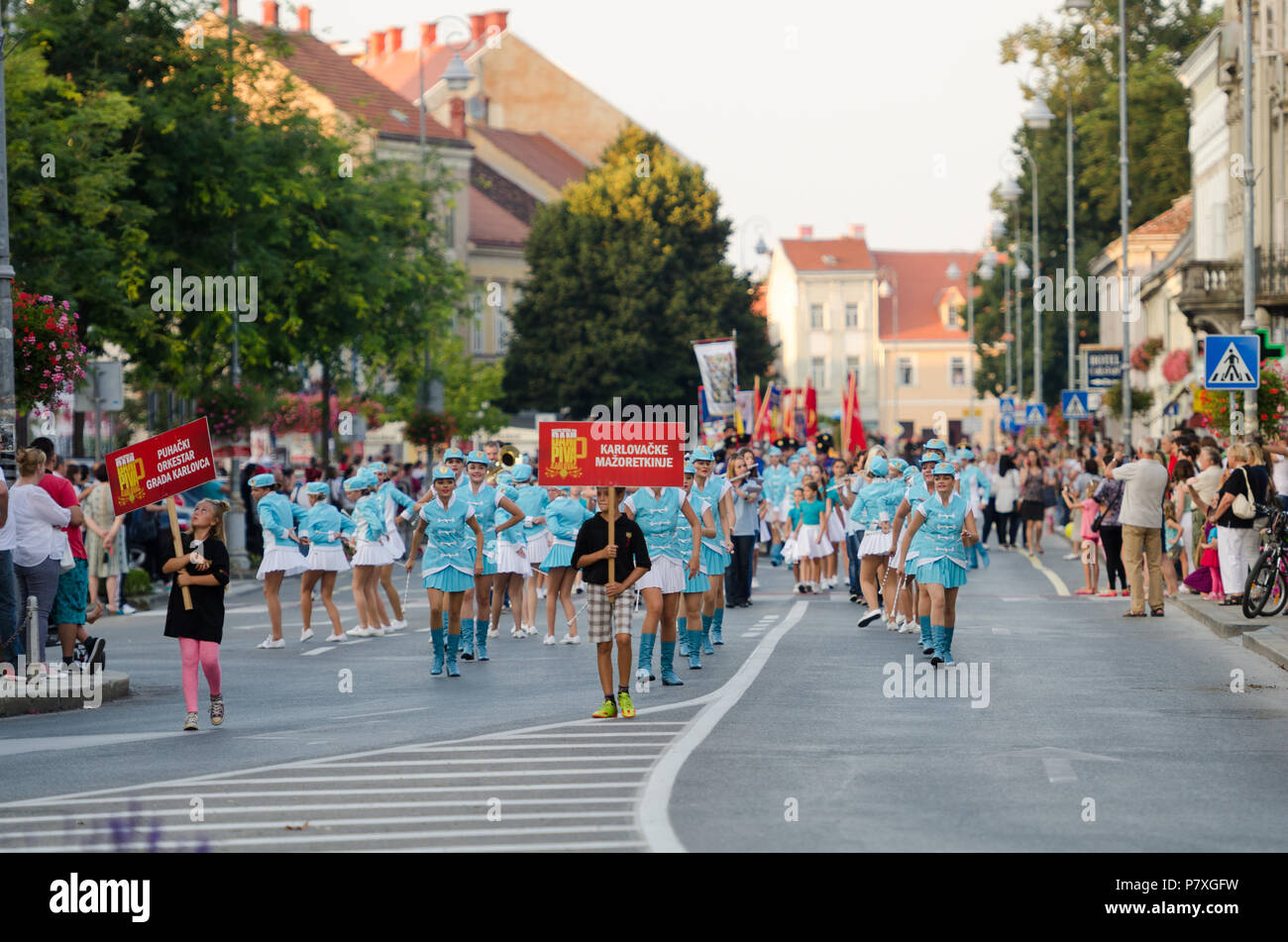 Beer Festival parade in Karlovac / Croatia Stock Photo Alamy