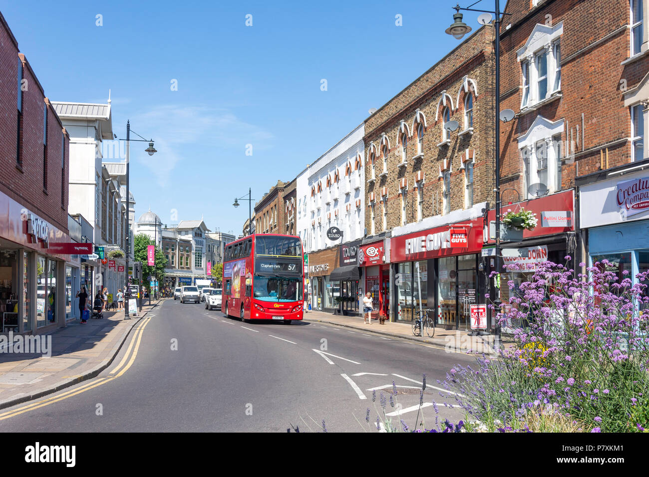 The Broadway Wimbledon London Borough Of Merton Greater London England United Kingdom Stock Photo Alamy