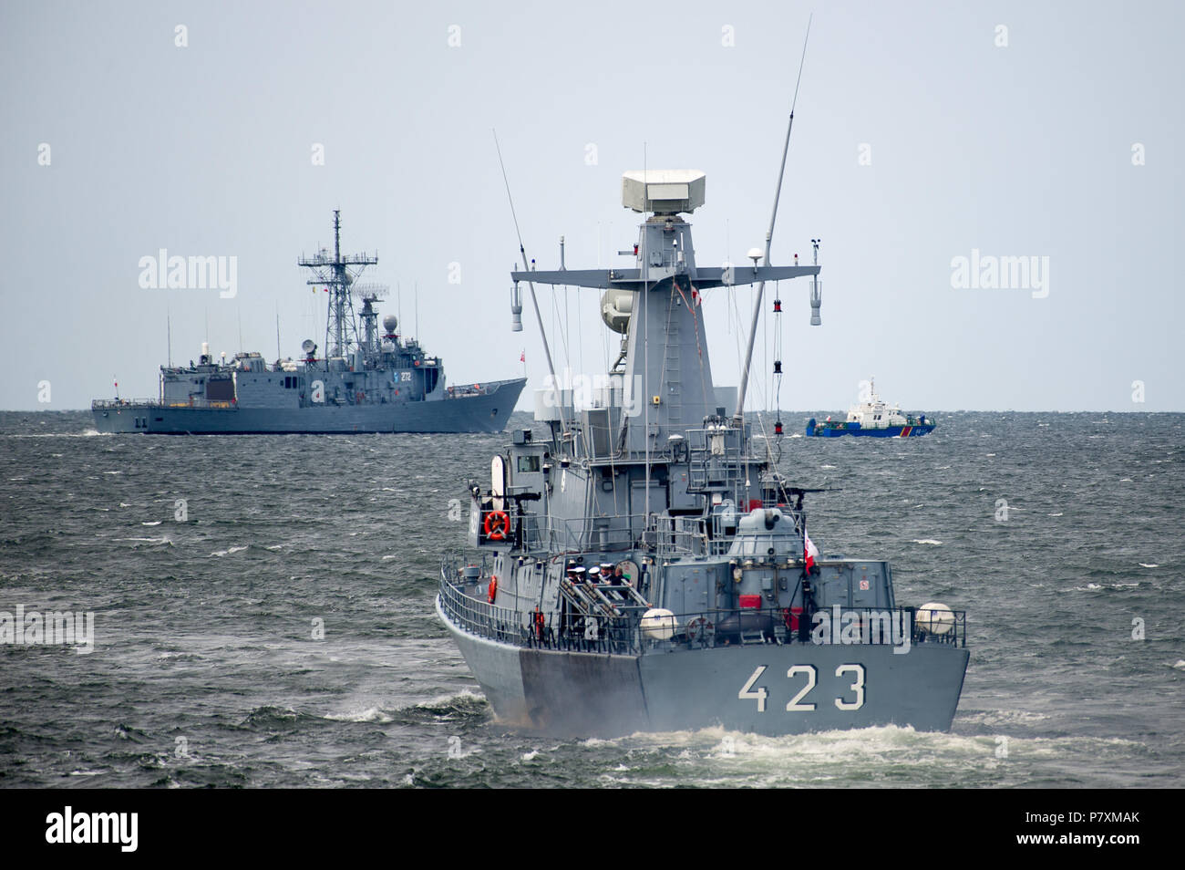 polish orkan class fast attack craft orp grom 423 and oliver