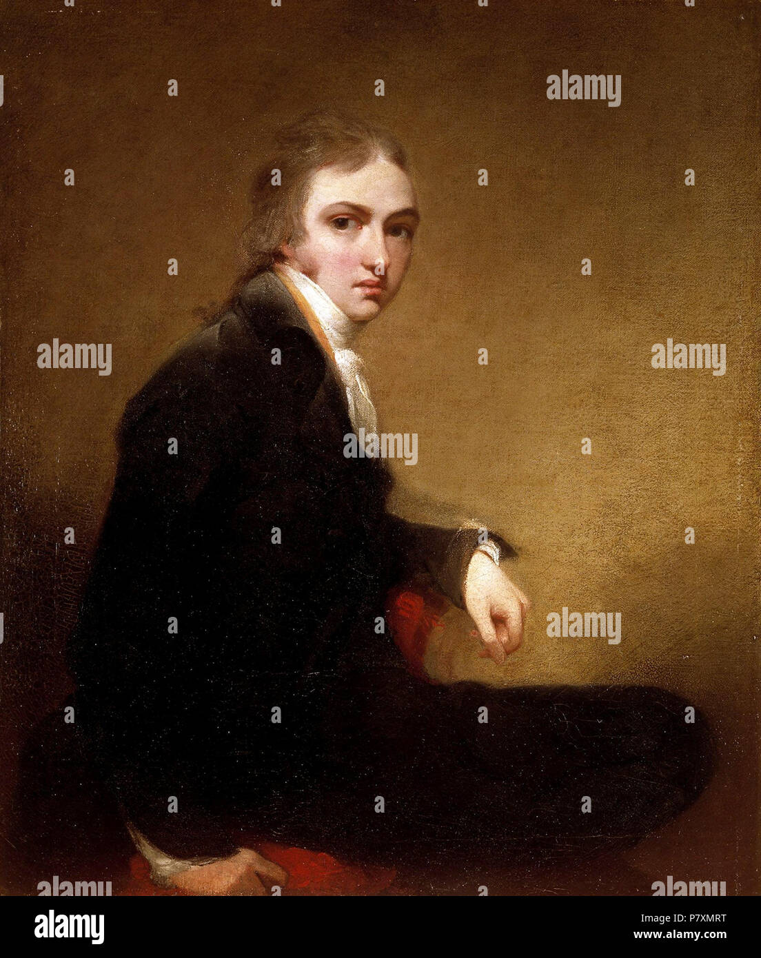 Sir Thomas Lawrence, self-portrait, 1788. Sir Thomas Lawrence (1769   1830) English portrait painter Stock Photo