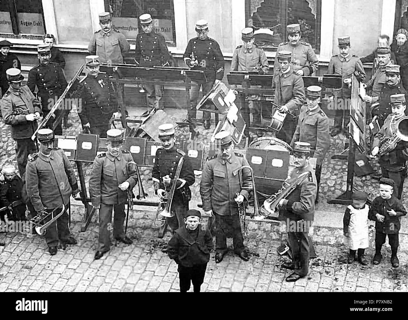 English military band Black and White Stock Photos Images Alamy