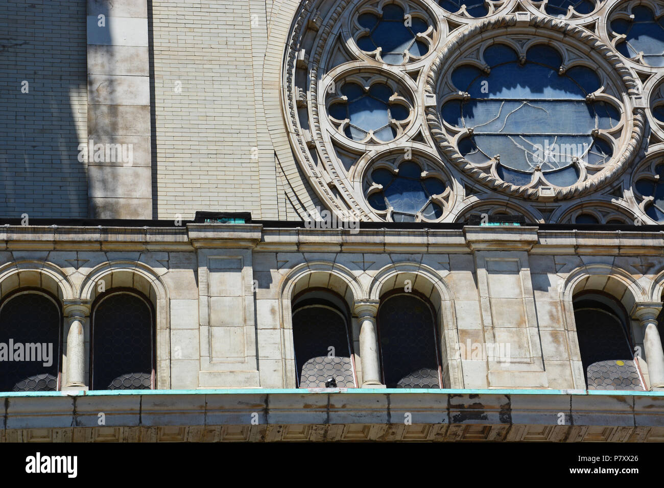 St Adalbert's Church serves the Mexican Catholic community in Chicago's