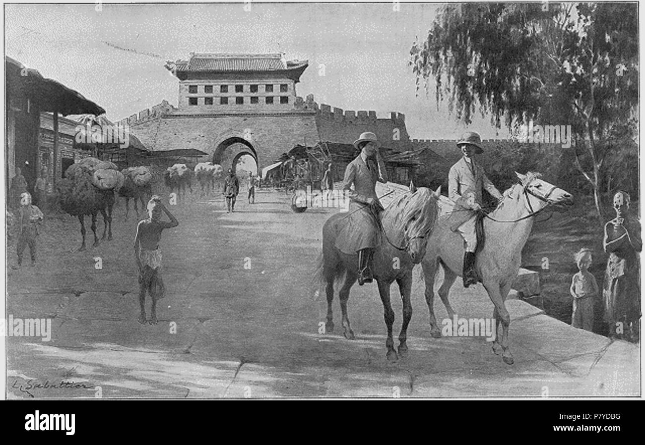 Peking gate Black and White Stock Photos & Images - Alamy