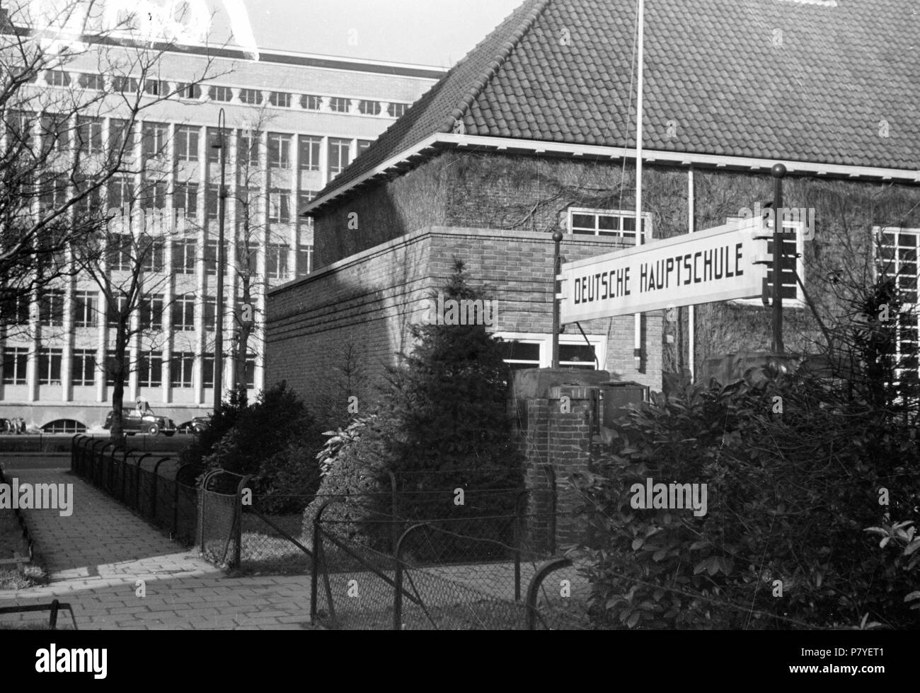 Secondary school at Black and White Stock Photos \u0026 Images - Alamy, image size:1300x980