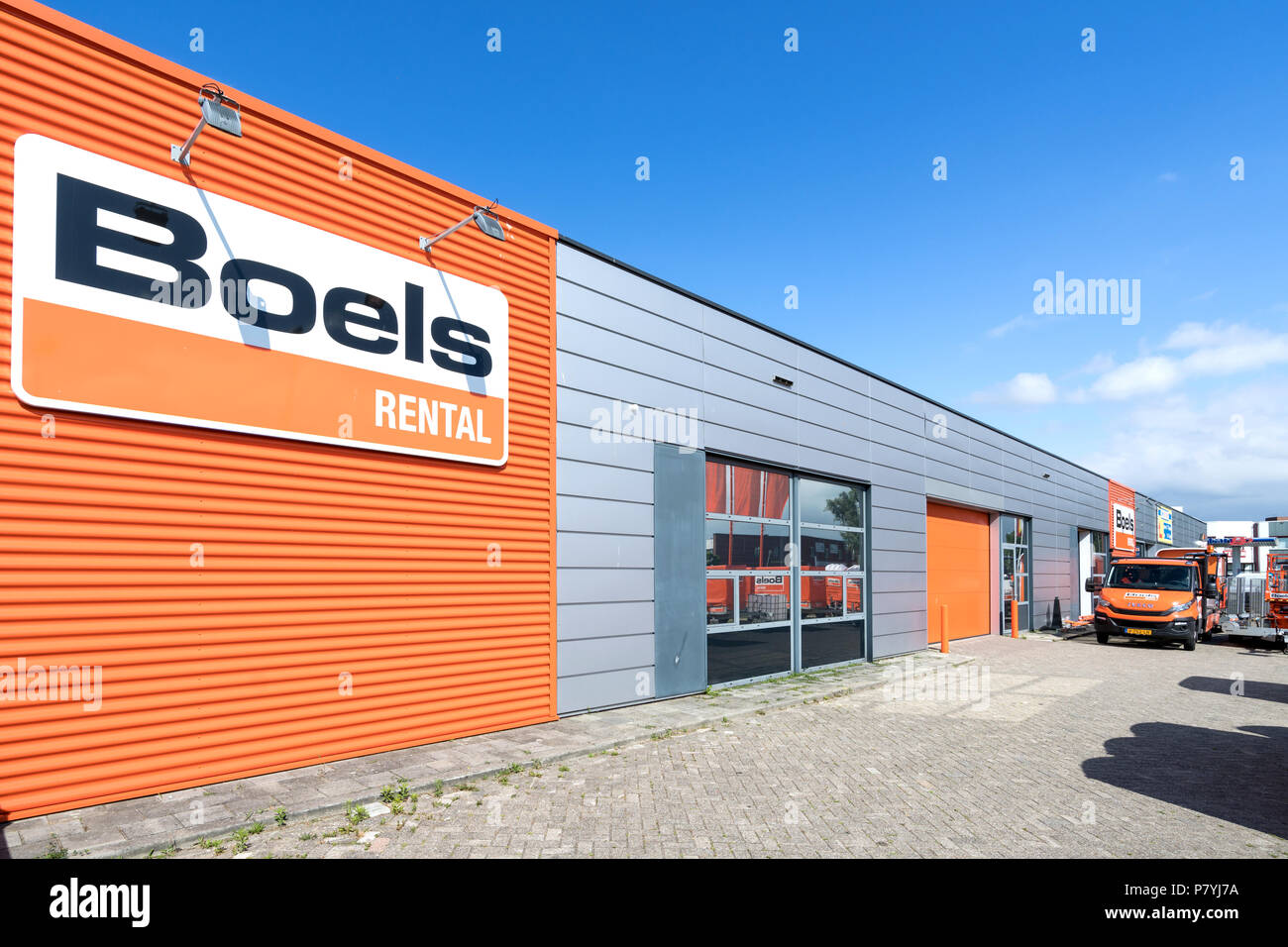 Boels Rental store in Leiderdorp, the Netherlands. Boels Rental is an