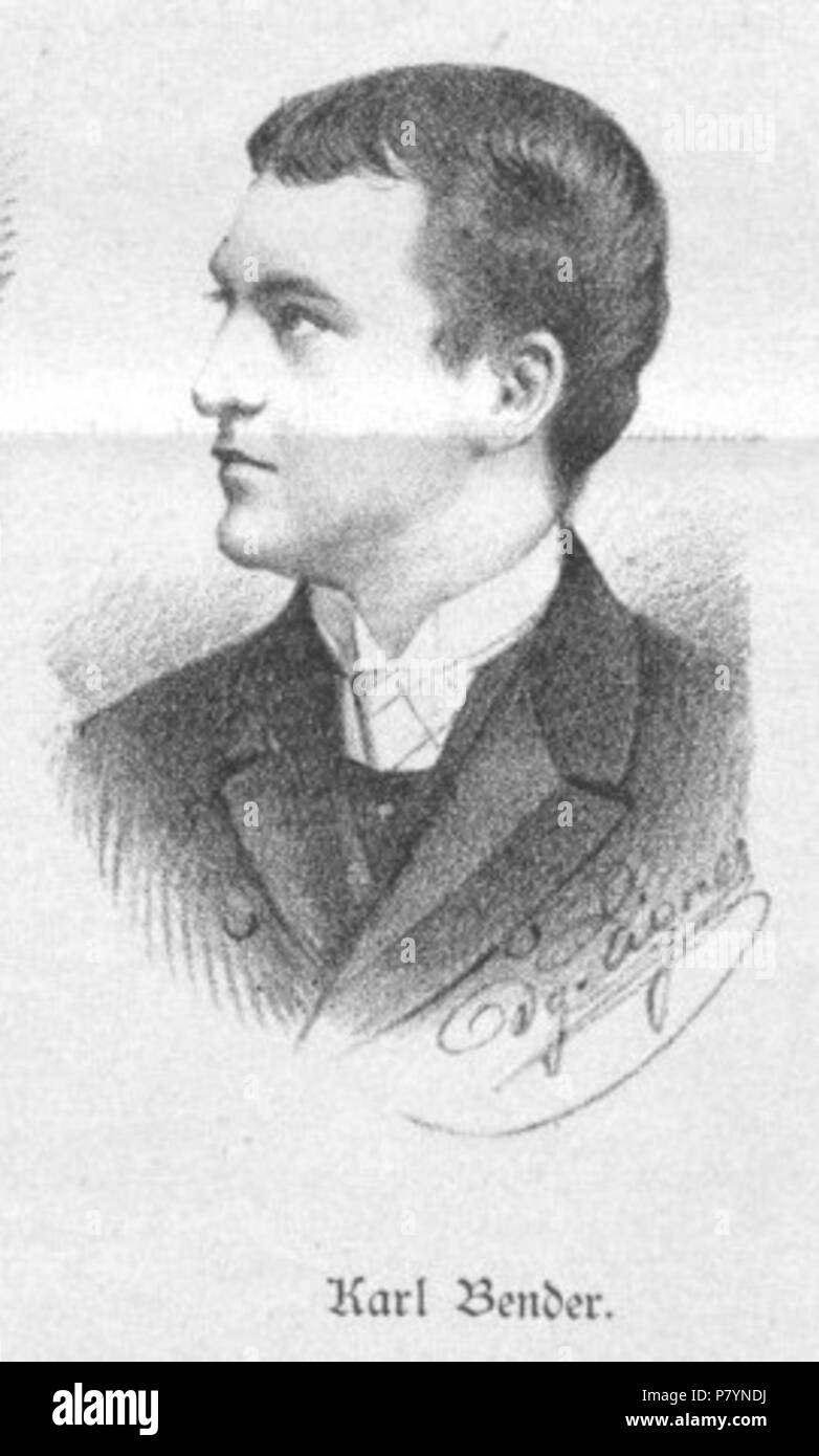 English Portrait of Karl Bender (18641910), German actor. 10