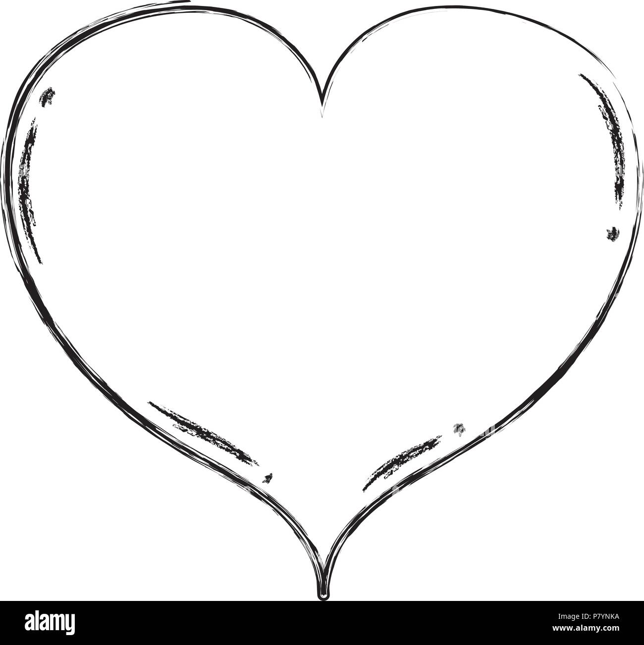 grunge beauty heart love symbol style Stock Vector Image & Art - Alamy