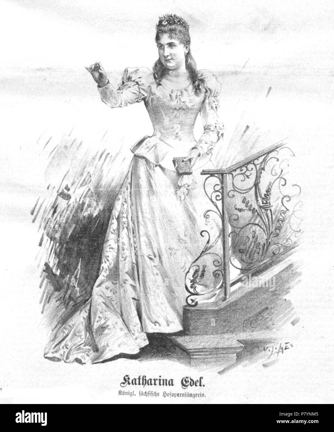 English: Portrait of Katharina Fleischer-Edel (1873-1928), German opera ...