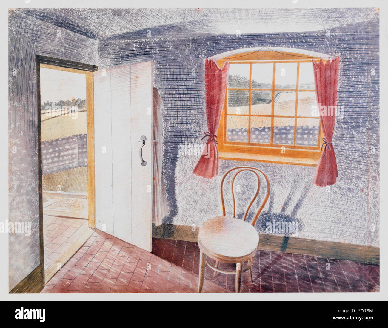 Eric ravilious south downs hi-res stock photography and images - Alamy